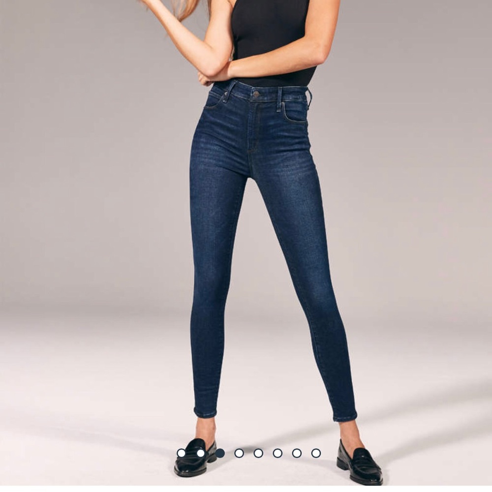 Abercrombie & Fitch High Rise Super Skinny Jeans